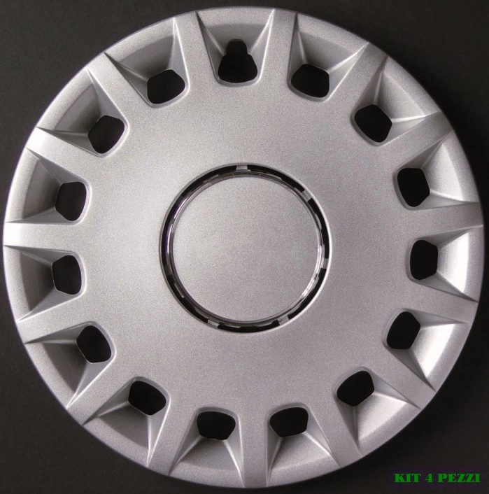 SET 4 COPRICERCHI COPPA RUOTA COPRIRUOTA BORCHIE PER FORD FOCUS R15 S/LOGO