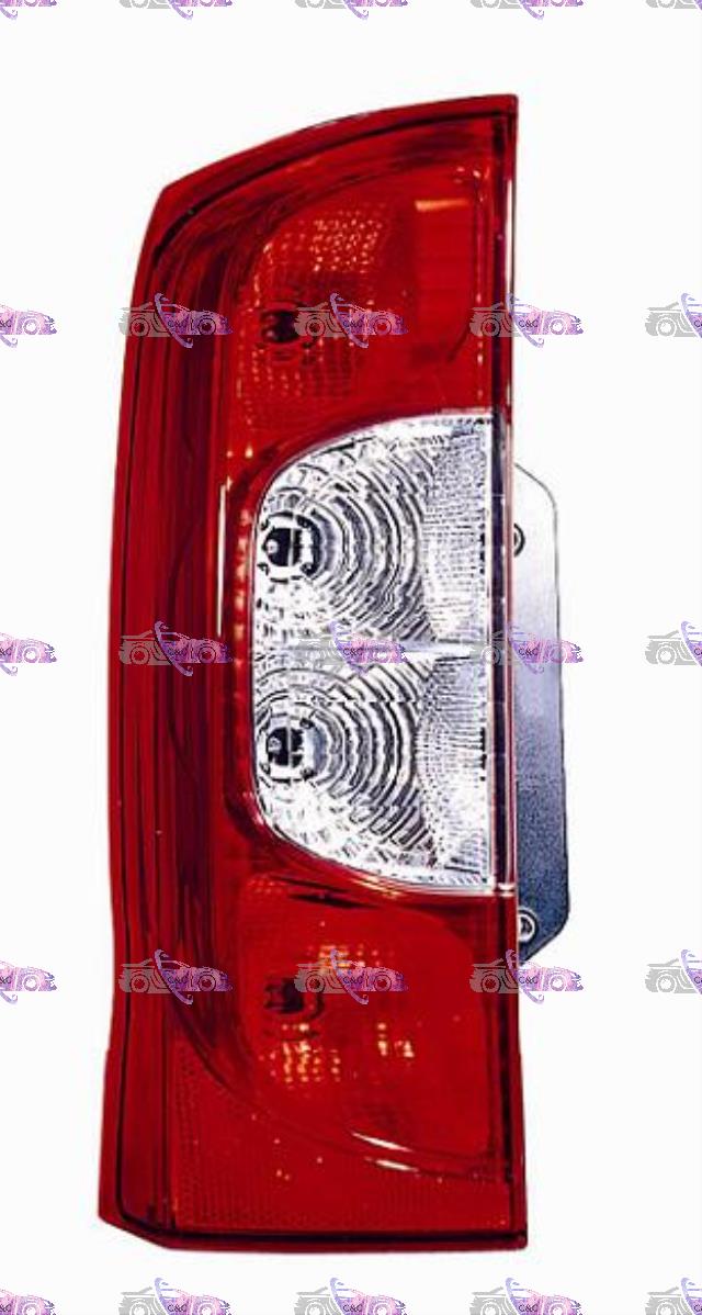 FANALE FANALINO POSTERIORE SX SINISTRO FIAT FIORINO-QUBO KOMBI/CARGO 2008 IN POI
