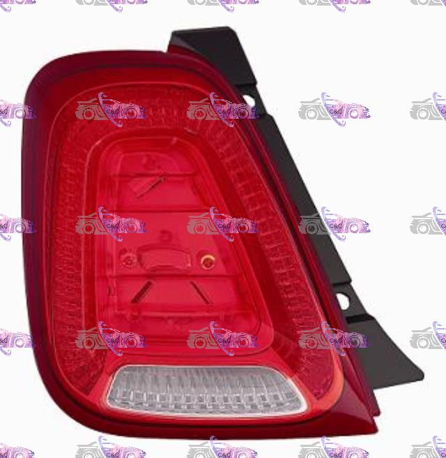 FANALE FANALINO STOP POSTERIORE DX DESTRO FIAT 500 2015-