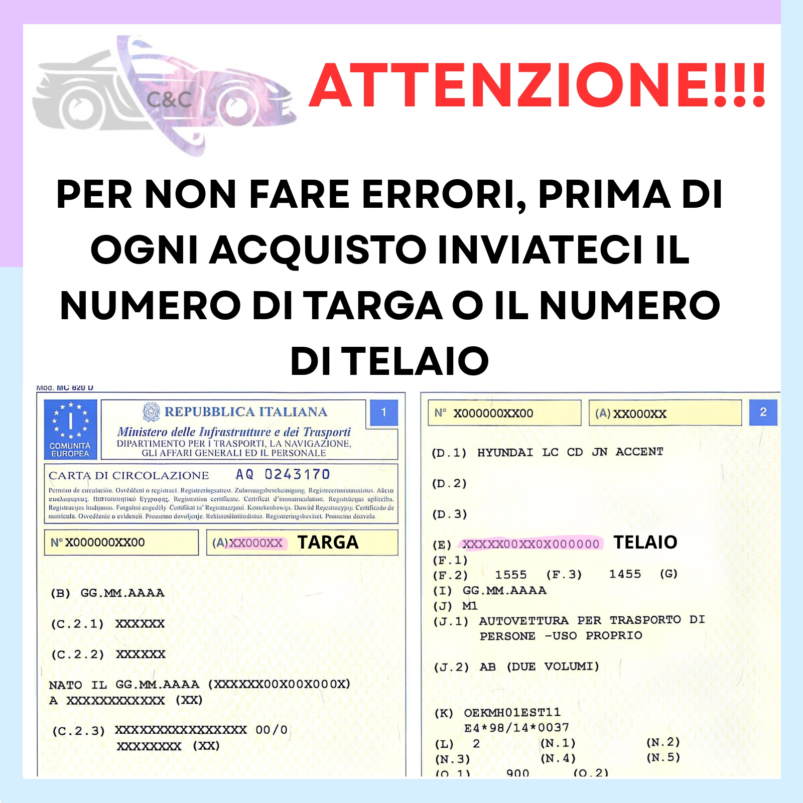 PARAURTI ANTERIORE VERN. C/FORI MODANATURA PER MERCEDES CLK (W209) 2005-2009