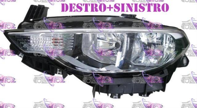 COPPIA FARI FANALE PROIETTORE DX+SX H7-H15 C/MOTORE ELETT PER FIAT TIPO 15>