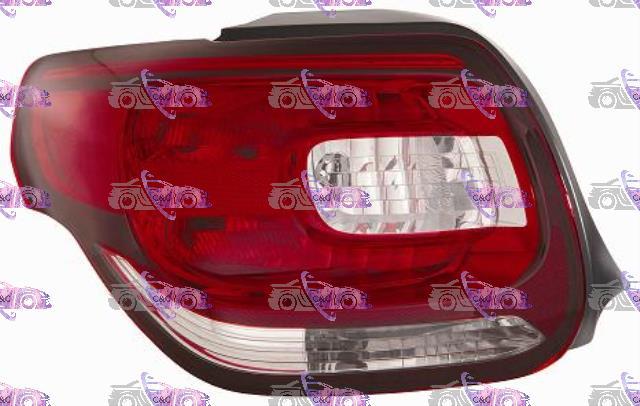 FANALE FANALINO STOP POSTERIORE BIANCO/ROSSO DX DESTRO CITROEN DS3 2010-