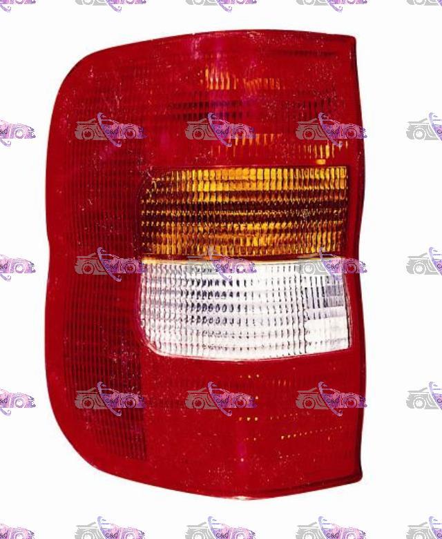 FANALE FANALINO STOP POSTERIORE ARANCIO/BIANCO/ROSSO SX OPEL COMBO 1993-2000