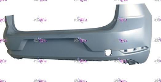 PARAURTI POSTERIORE POST VERNICIABILE PER VOLKSWAGEN GOLF 7.5 16>20 2016-2020