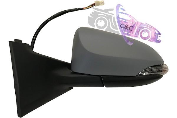 SPECCHIETTO RETROVISORE SX ELETTRICO C/FANALE C/PRIMER TOYOTA YARIS 2011 AL 2014